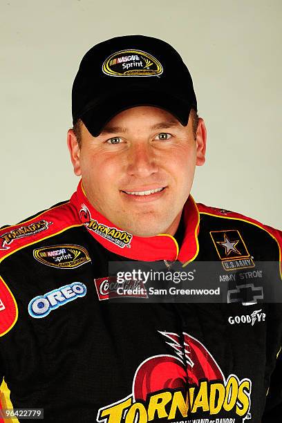 Ryan Newman, driver of the Tornados Chevrolet, poses during NASCAR media day at Daytona International Speedway on February 4, 2010 in Daytona Beach,...