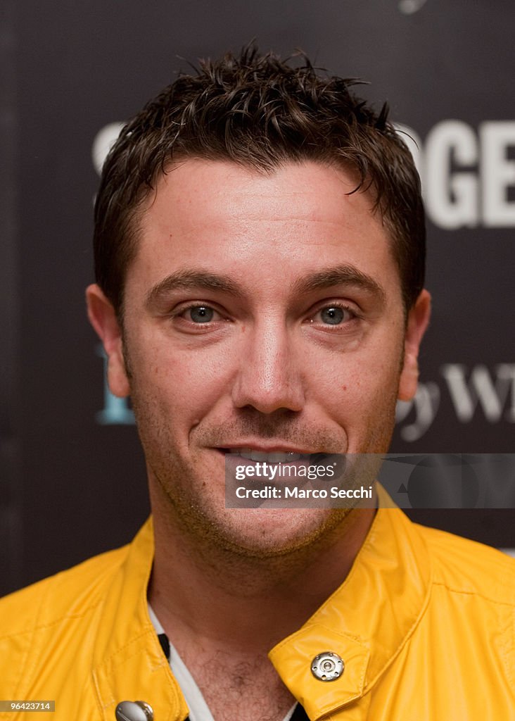 Italian Chef Gino D'Acampo signs copies of his new book 'The Italian