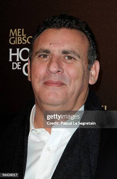 Producer Graham King poses as he attends the film premiere of "Edge Of Darkness" at Cinema UGC Normandie on February 4, 2010 in Paris, France.