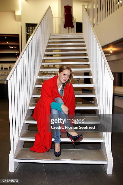 Actress Esther Seibt attends the 'Christian Louboutin' cocktail reception at The Corner Shop on February 4, 2010 in Berlin, Germany.