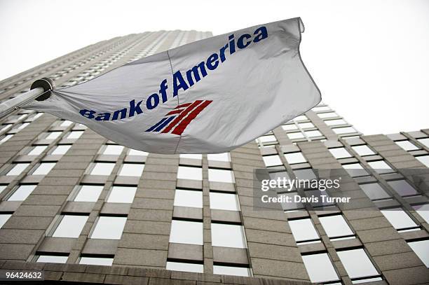 The Bank of America headquarters is seen on February 4, 2010 in Charlotte, North Carolina. Bank of America's former Chief Executive Officer Ken Lewis...