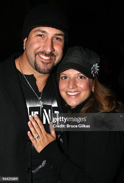 Joey Fatone and wife Kelly