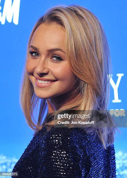 Actress Hayden Panettiere arrives at the Jimmy Choo for H&M Collection private event in support of the Motion Picture & Television Fund on November...