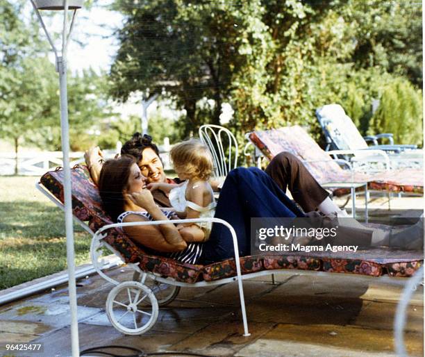 Priscilla Presley, Lisa Marie Presley & Elvis Presley