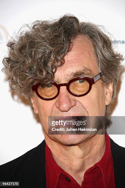 Wim Wemders attends the "8" movie premiere at Le Grand Rex on February 4, 2010 in Paris, France.