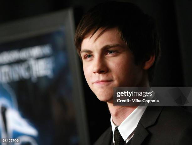 Actor Logan Lerman attends the "Percy Jackson & The Olympians: The Lightning Thief" special screening at AMC Loews Lincoln Square 13 theater on...