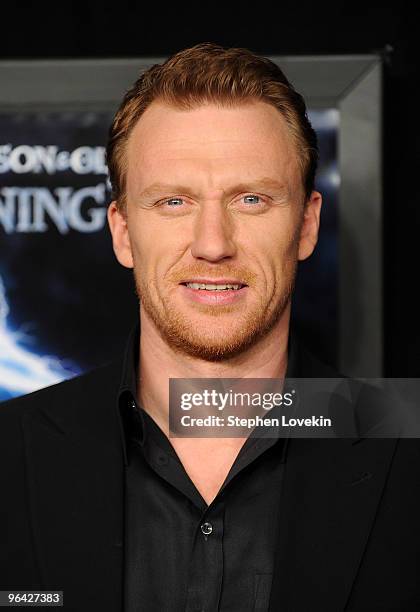 Actor Kevin McKidd attends the premiere of "Percy Jackson & The Olympians: The Lightning Thief" at AMC Lincoln Square 13 on February 4, 2010 in New...