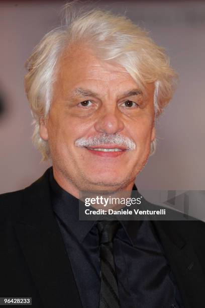 Director Michele Placido attends the "Il Grande Sogno" Premiere at the Sala Grande during the 66th Venice Film Festival on September 9, 2009 in...