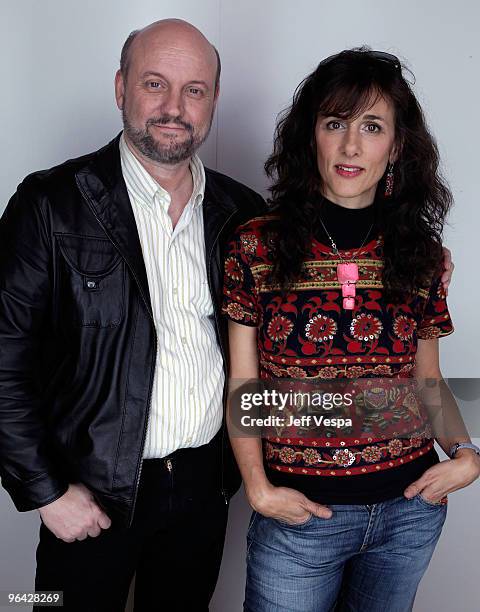 Director Juan Jose Campanella and producer Mariela Besuievski pose for a portrait during the 2009 Toronto International Film Festival held at the...