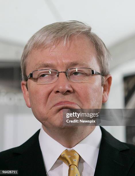 Kevin Rudd Eyebrows 139 Kevin Rudd Visits Melbourne Stock Photos, High-Res Pictures, and ...
