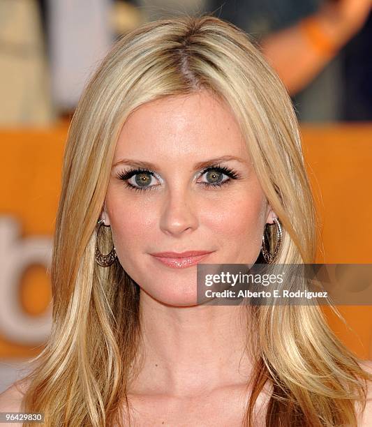 Actress Bonnie Somerville arrives at the 16th Annual Screen Actors Guild Awards held at the Shrine Auditorium on January 23, 2010 in Los Angeles,...