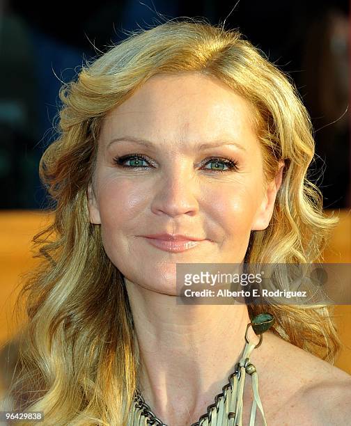 Actress Joan Allen arrives at the 16th Annual Screen Actors Guild Awards held at the Shrine Auditorium on January 23, 2010 in Los Angeles, California.