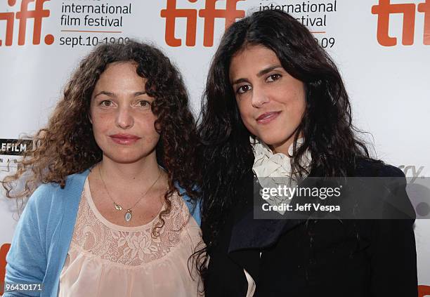 Directors Tatiana von Furstenberg and Francesca Gregorini attends the "Tanner Hall" Premiere at the Isabel Bader Theatre during the 2009 Toronto...