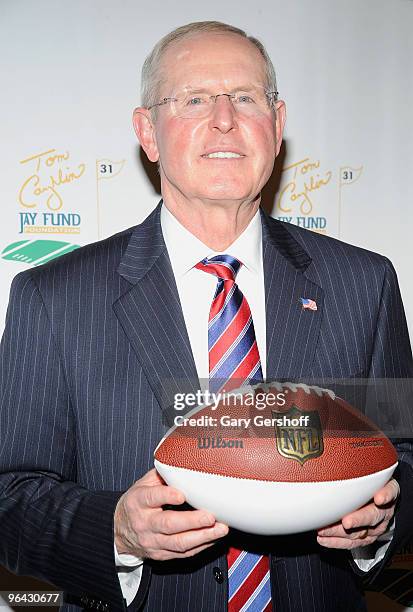 Giants head coach Tom Coughlin attends the 5th annual Tom Coughlin Jay Fund's Champions for Children gala at Cipriani 42nd Street on October 2, 2009...