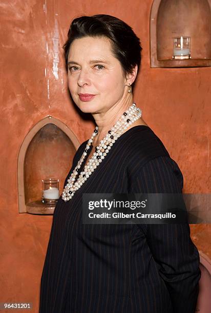 Isabella Rossellini attends the Sundance Channel screening of "Big Night" at Tangerine on February 4, 2010 in Philadelphia, Pennsylvania.