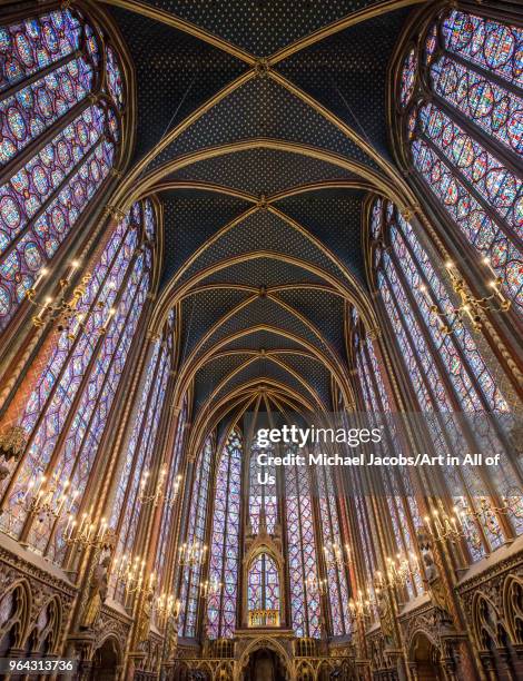 France, Paris - 1 April 2018: Sainte-Chapelle