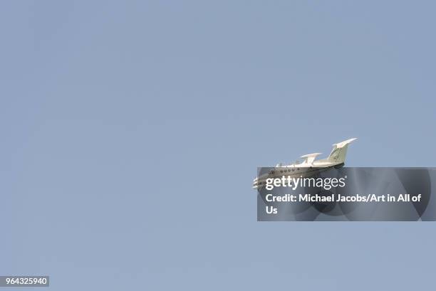 Israel, Tel Aviv-Yafo - 19 April 2018: Celebration of the 70th independence day of Israel - Yom haatzmaout - airshow of of the Israeli air force