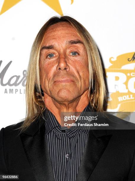 Iggy Pop attends the Classic Rock Roll of Honour at Park Lane Hotel on November 2, 2009 in London, England.