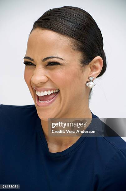 Paula Patton at the "Precious" press conference at the Four Seasons Hotel on November 1, 2009 in Beverly Hills, California.