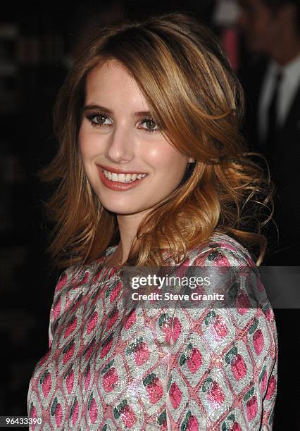 Emma Roberts attends Prada Book Party on November 13, 2009 in Beverly Hills, California.