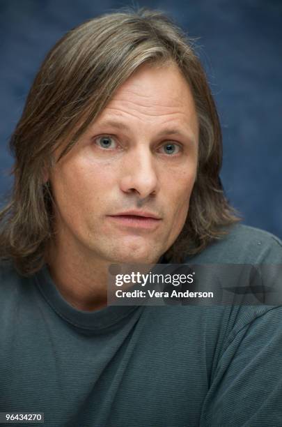 Viggo Mortensen at "The Road" press conference at Beverly Hills Hotel on November 7, 2009 in Beverly Hills, California.