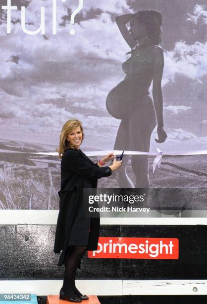 Kate Garraway attends photocall to launch the Jentle Childbirth Foundation poster campaign on November 18, 2009 in London, England.