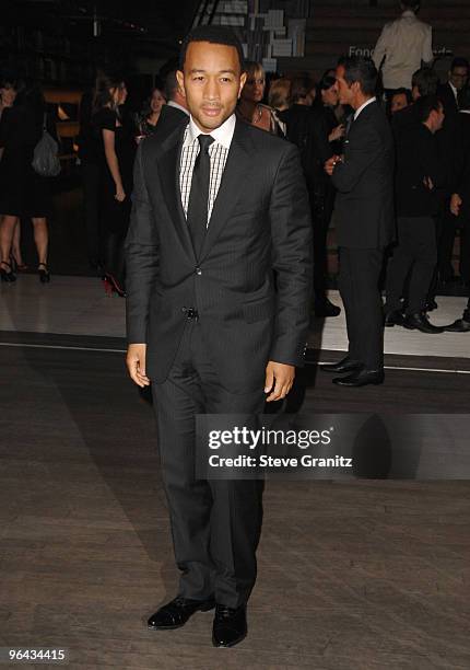 John Legend attends Prada Book Party on November 13, 2009 in Beverly Hills, California.