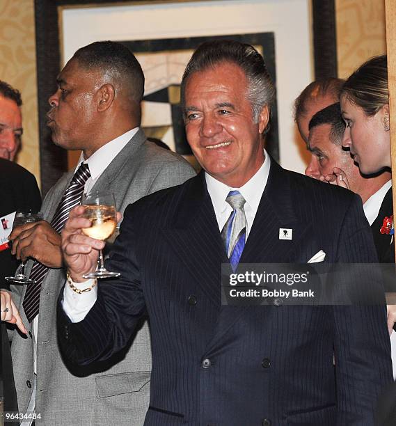 Actor Tony Sirico attends the 13th Annual "Teddy Dinner" for the Dr. Theodore A Atlas Foundation at Hilton Garden Inn on November 19, 2009 in the...