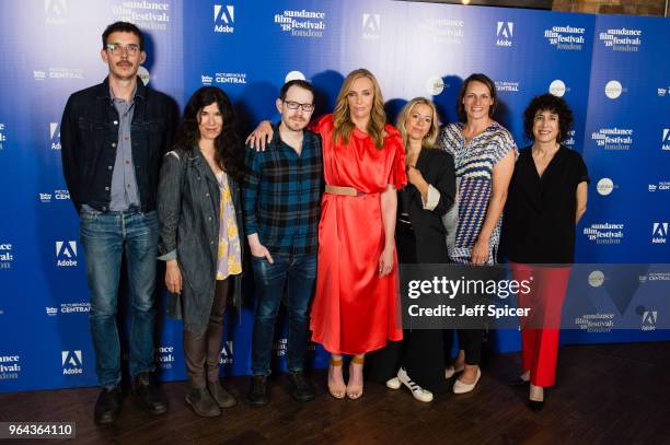 Director Jim Hosking, director Debra Granik, director Ari Aster, actress Toni Collette, director Crystal Moselle, director Amy Adrion and director...