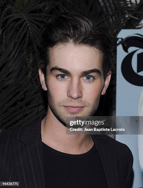 Chace Crawford arrives at the NY Times Style Magazine's Golden Globe Awards Cocktail at Chateau Marmont on January 15, 2010 in Los Angeles,...