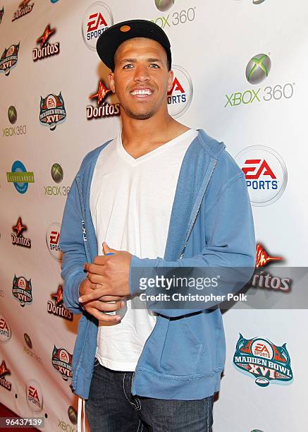Miles Austin of the Dallas Cowboys attends Madden Bowl XVI at Clevelander Hotel on February 4, 2010 in Miami Beach, Florida.