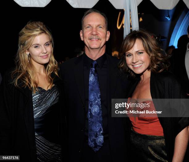 Actress Maggie Grace, actor Michael O'Neill and actress Nikki Deloach attend the 25th annual Santa Barbara International Film Festival opening night...