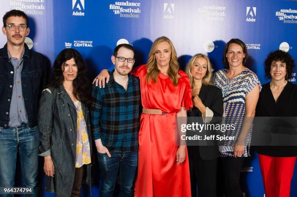 Director Jim Hosking, director Debra Granik, director Ari Aster, actress Toni Collette, director Crystal Moselle, director Amy Adrion and director...