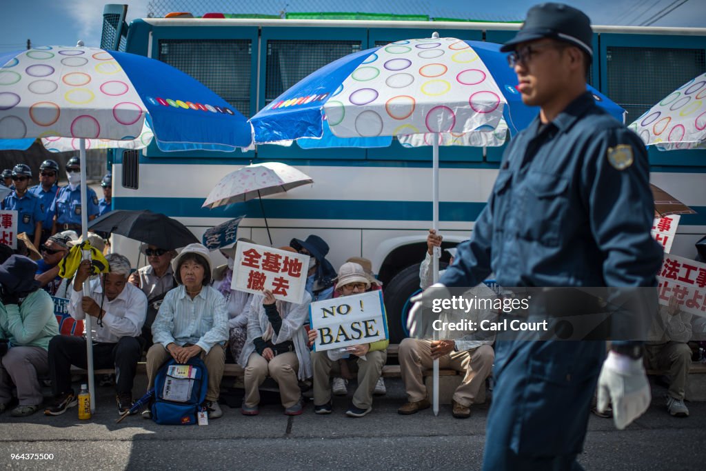 Protests Against U.S Military Presence on Okinawa