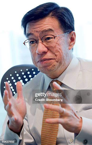 Jerry Ng, president director of PT Bank Tabungan Pensiunan Nasional, speaks during an interview in Jakarta, Indonesia, on Tuesday, Feb. 2, 2010. PT...