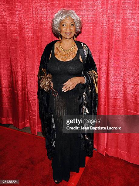 Nichelle Nichols attends "The Guest At The Central Park West" Los Angeles premiere at Writer's Guild Theater on January 18, 2010 in Los Angeles,...