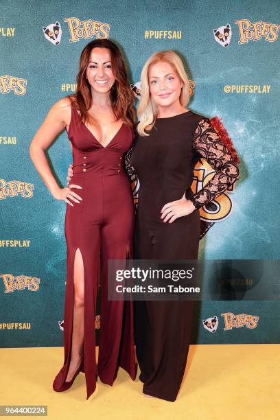 Andi Lew and Donna Anthony attends opening night of PUFFS or Seven Increasingly Eventful Years at a Certain School of Magic and Magic at the Alex...
