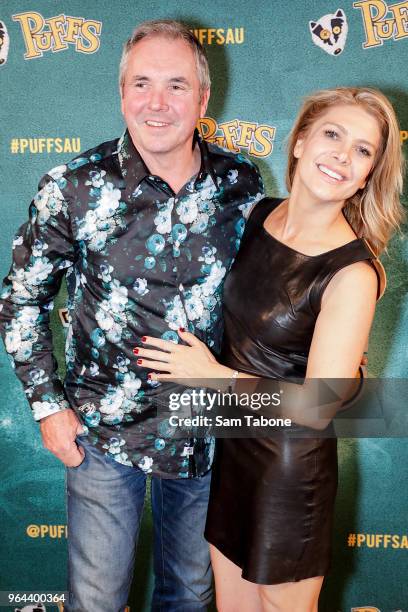 Alan Fletcher and Natalie Bassingthwaighte attends opening night of PUFFS or Seven Increasingly Eventful Years at a Certain School of Magic and Magic...