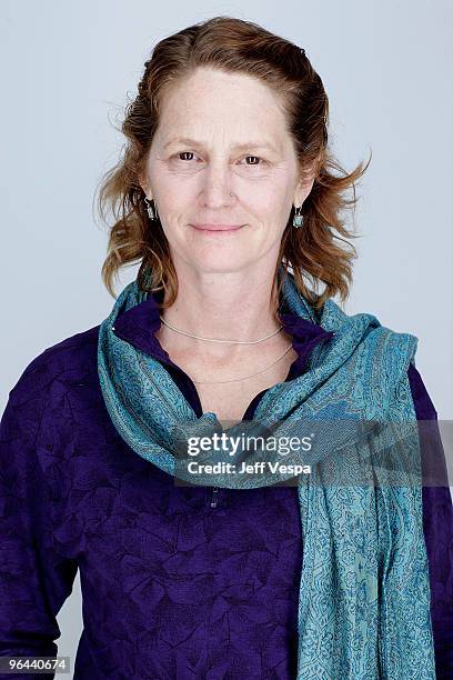 Actress Melissa Leo poses for a portrait during the 2010 Sundance Film Festival held at the WireImage Portrait Studio at The Lift on January 25, 2010...