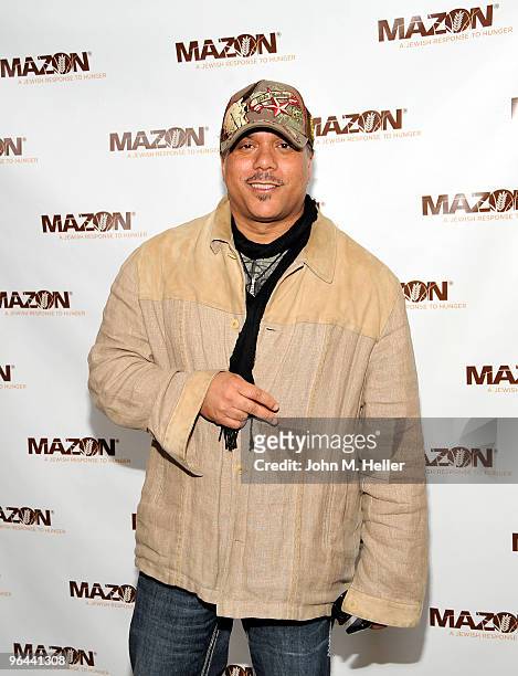 Singer Howard Hewett attends the Haiti Food Project Second Aid Benefit, Concert and Auction at the American Jewish University on February 4, 2010 in...