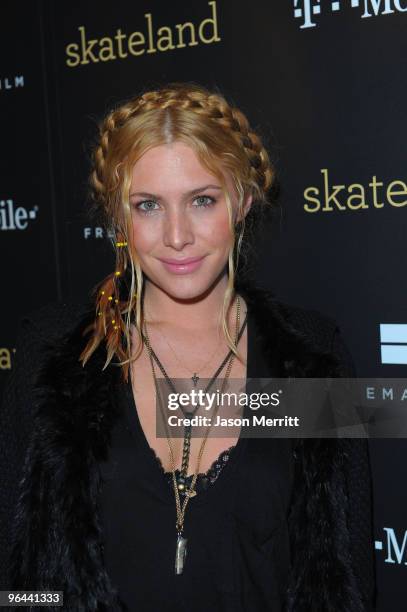 Actress Casey LaBow attend the "Skateland" cast party at the T-Mobile myTouch Diner at Village at The Yard on January 25, 2010 in Park City, Utah.