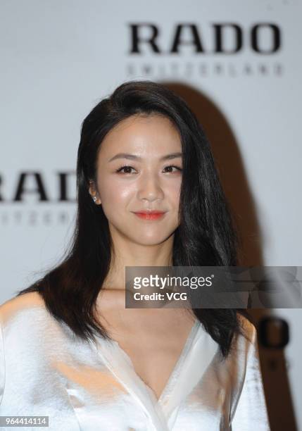 Actress Tang Wei attends the Rado watches event on May 31, 2018 in Shanghai, China.