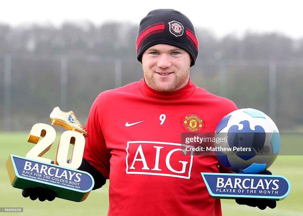 Wayne Rooney Receives Barclays Awards