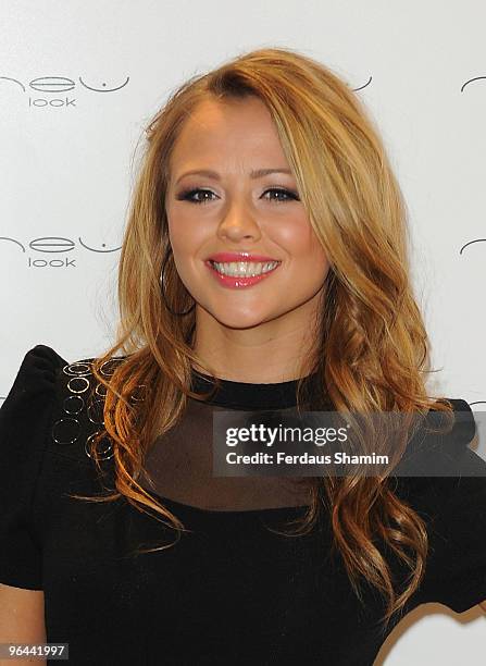 Kimberley Walsh attends photocall to officially open New Look's flagship store on Oxford Street on February 5, 2010 in London, England.