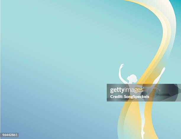 ballet dancer background - ballet stock illustrations