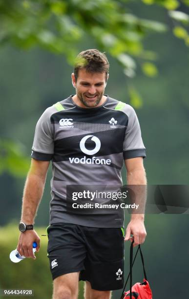 Kildare , Ireland - 31 May 2018; Coach Jared Payne during Ireland squad training at Carton House in Maynooth, Co. Kildare.