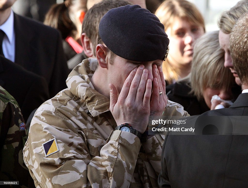 The Bodies Of Two British Soldiers Killed In Afghanistan Are Repatriated