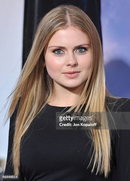 Actress Rose McIver arrives at the Los Angeles Premiere "The Lovely Bones" at Grauman's Chinese Theatre on December 7, 2009 in Hollywood, California.
