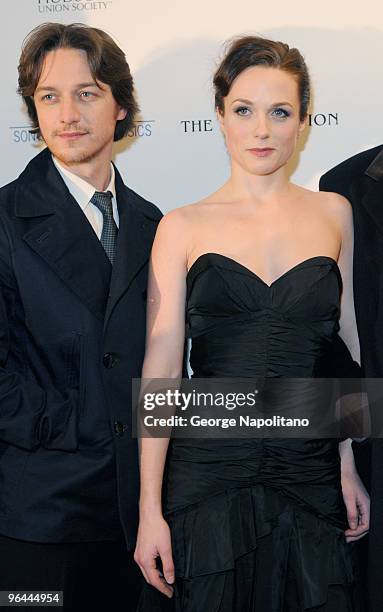 James McAvoy and Kerry Condon attend "The Last Station" premiere at the Paris Theatre on January 11, 2010 in New York City.