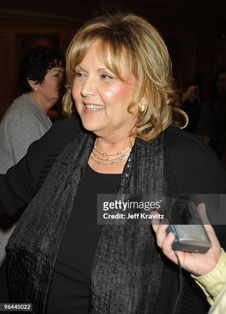 Actress Brenda Vaccaro speaks during the HBO portion of the 2010 Television Critics Association Press Tour at the Langham Hotel on January 14, 2010...